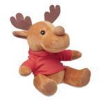 RUDOLPH Plush reindeer with hoodie Red