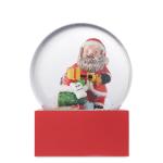 SANTISIMO Snow ball glass ornament Red