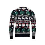 SHAMIS Weihnachts-LED-Pullover S/M Schwarz