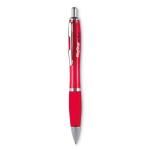 RIOCOLOUR Push button ball pen Transparent red