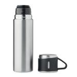 TONIA Flasche und Becher-Set 2tlg. Silber matt