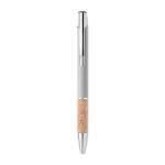 VERIA Push button aluminium pen Flat silver