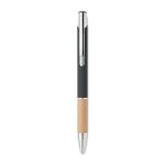 SPARTA Push button aluminium pen Black