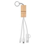 CLAUERC Bamboo key ring and stand Timber