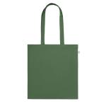 VIVEKA COLOUR Recycled cotton shopping bag Dark green