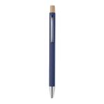 BERGAMO Recycled aluminium ball pen Aztec blue