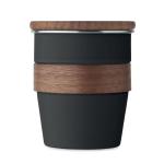 WALNUT Einwandiger Becher 350 ml Schwarz