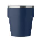 ACERITO Doppelwandiger Trinkbecher 250 ml Marineblau