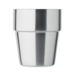 ACERITO Double wall tumbler 250 ml Flat silver