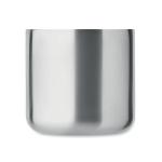 ACERO Double wall mug 350 ml Flat silver