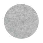 FELTSTER Round coaster in RPET felt Convoy grey