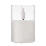 XANDLE LED wax candle in glass holder White