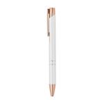 BERN ROSE Recycled aluminium pen White