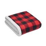 SHERMATT RPET sherpa fleece blanket Red