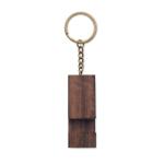 CODE Key ring with phone stand Timber