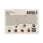 GROW ME Grass/seed paper memo pad White