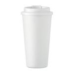 TUESDAY Double wall tumbler 450 ml White