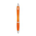 RIO RPET Ball pen in RPET Transparent orange