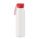 NAPIER Recycled aluminum bottle White/red