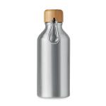 AMEL Aluminium bottle 400 ml Flat silver