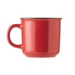 PIGA Vintage-Keramikbecher 400 ml Rot