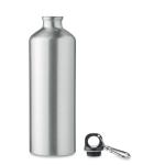 MOSS LARGE Aluminium bottle 1L Flat silver