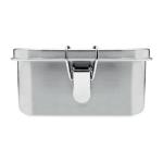 SAO Stainless steel lunch box Flat silver