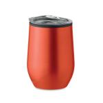 CHIN CHAN Doppelwandiger Trinkbecher 350 ml Rot