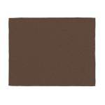 LOGAN RPET fleece blanket 280 gr/m² Chocolate