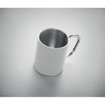 AROM Metal mug and carabiner handle White