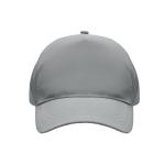 RAYS 5 panel reflective baseball cap Flat silver