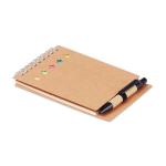 MULTIBOOK Notizbuch mit Klebezetteln Beige