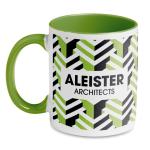 SUBLIMCOLY Coloured sublimation mug Green