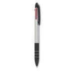 MULTIPEN 3 colour ink pen with stylus Silver