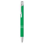 AOSTA Ball pen in rubberised finish Green