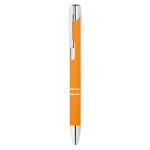 AOSTA Ball pen in rubberised finish Orange