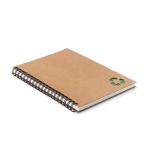 PIEDRA Mineral paper notebook 70 line Green