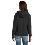 SPIKE WOMEN ZIP HOOD SWEAT, black Black | XS