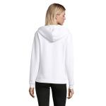 SPIKE WOMEN ZIP HOOD SWEAT, white White | XS