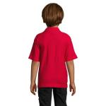 SUMMER II KIDS Polo 170g, red Red | L