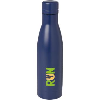 Vasa RCS-zertifizierte Kupfer-Vakuum Isolierflasche aus recyceltem Edelstahl, 500 ml Blau