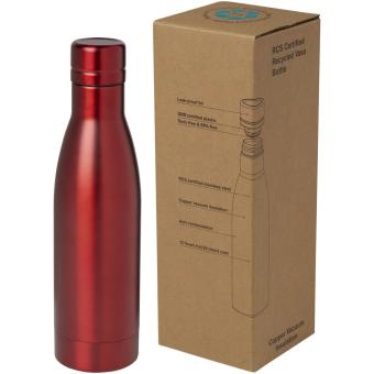 Vasa 500 ml RCS certified recycled stainless steel copper vacuum insulated bottle 