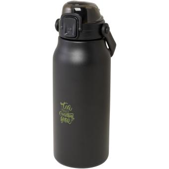 Giganto 1600 ml RCS certified recycled stainless steel copper vacuum insulated bottle Black