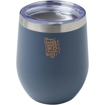 Corzo 350 ml RCS certified recycled stainless steel copper vacuum insulated cup Blue