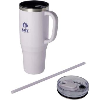 Melbourne 1200 ml RCS certified insulated tumbler with straw Lilac