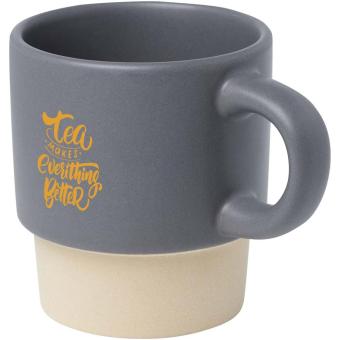 Olympia 130 ml stackable expresso cup with clay bottom Convoy grey