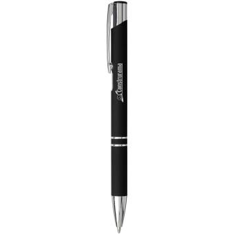 Moneta soft touch ballpoint pen Black