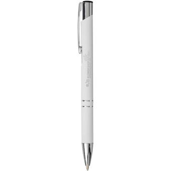 Moneta soft touch ballpoint pen White