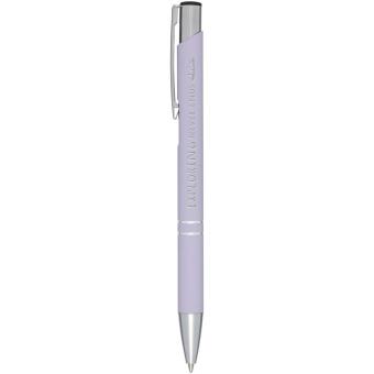 Moneta soft touch ballpoint pen Lilac