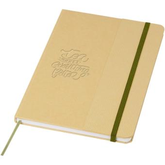 Nelida A5 recycled cardboard hard cover notebook Forest green